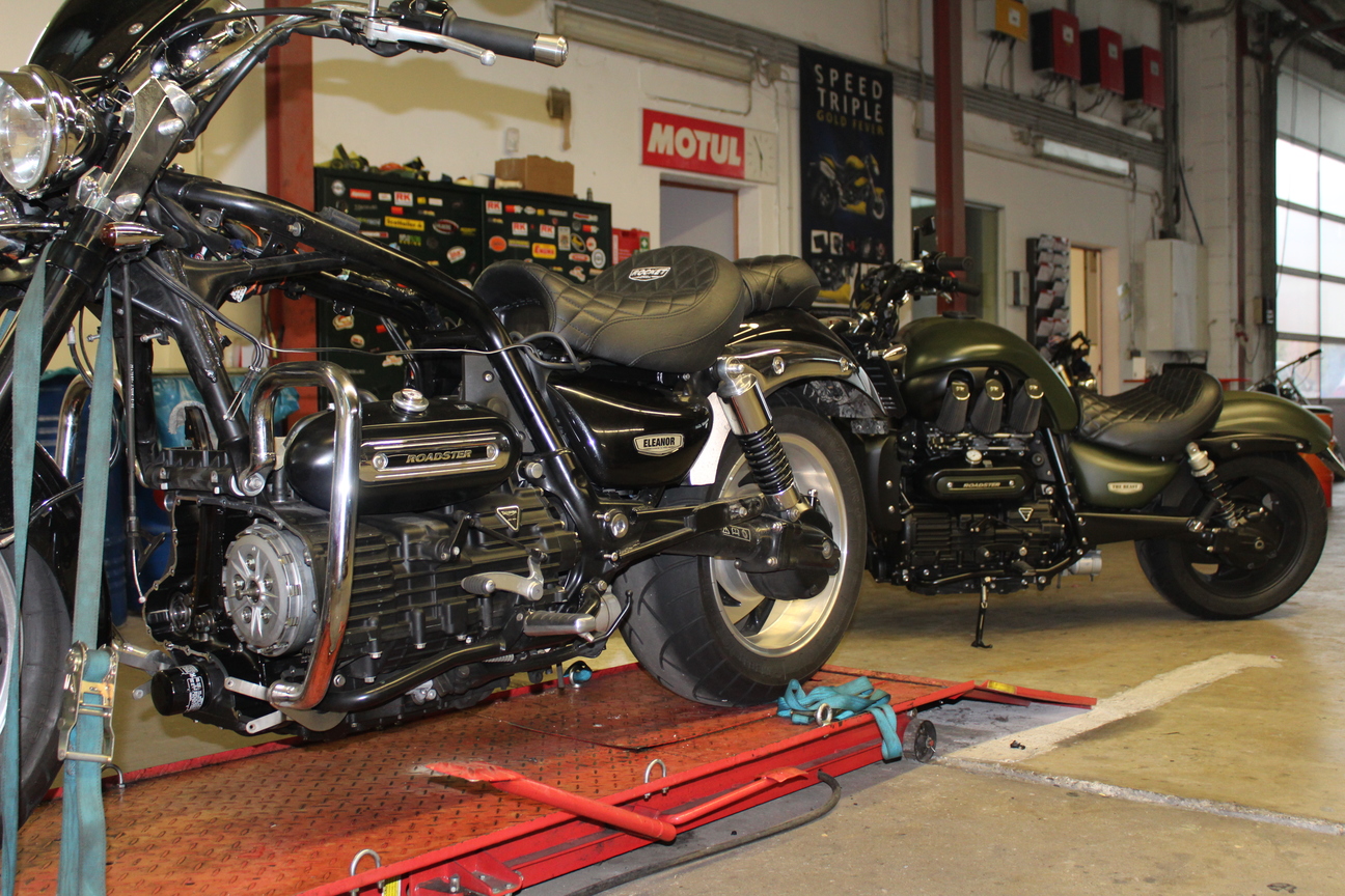 Getuntes Triumph Rocket III Modell Eleanor 