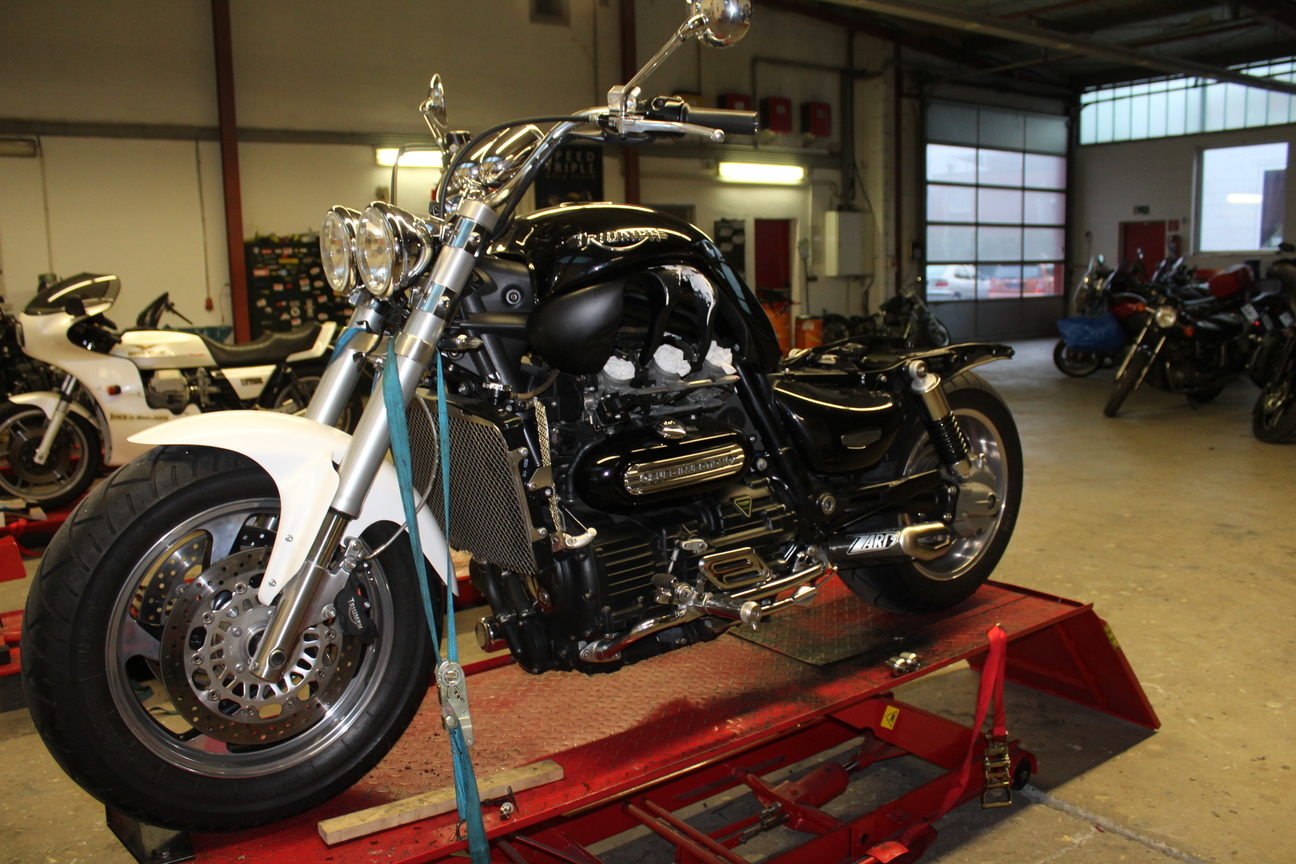 Umbau einer Triumph Rocket III